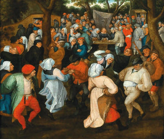 La Danse de la Mariée - Szkoła Pieter Brueghel II — widok dzieła
