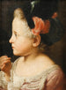 Portret młodej dziewczyny trzymającej maskę - Sebastiano Ceccarini — widok dzieła