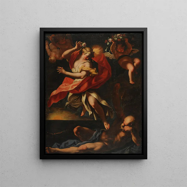 Aurora i Thyton - Sebastiano Ricci — oprawiony obraz na ścianie
