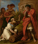 Tarquin l'Ancien konsultant Attus Navius - Sebastiano Ricci — widok dzieła