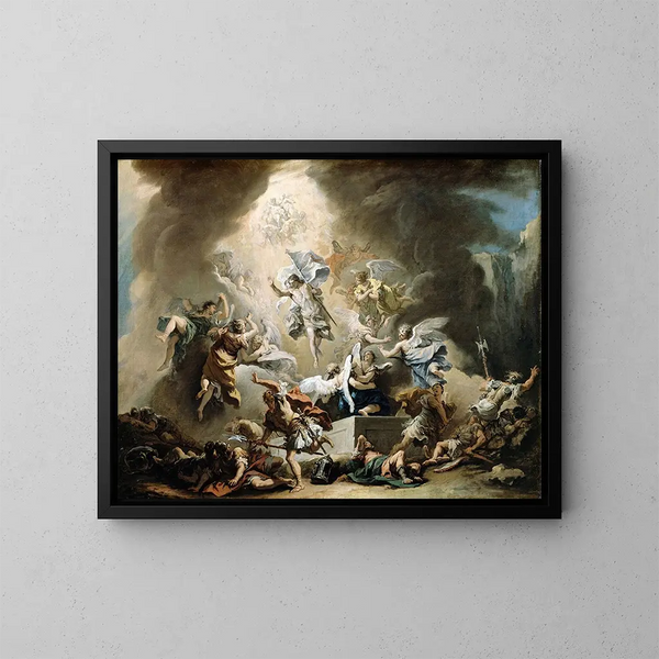 Zmartwychwstania - Sebastiano Ricci — oprawiony obraz na ścianie