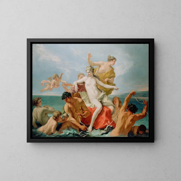 Triomphe de la Vénus marine - Sebastiano Ricci — oprawiony obraz na ścianie