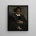 Portret mężczyzny, którego nazywa się Krzysztof Kolumb, urodzonego około 1446 roku, zmarłego w 1506 roku - Sebastiano del Piombo — oprawiony obraz na ścianie