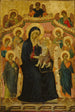 Madonny z Dzieciątkiem i dziewięcioma aniołami - Segna di Buonaventura — widok dzieła