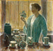 Serwis do herbaty z truskawkami - Childe Hassam — widok dzieła
