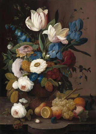 Severin Roesen - Still LifeFlowers and Fruit.webp