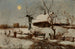 Cottages sous la neige - Seweryn Bieszczad — widok dzieła