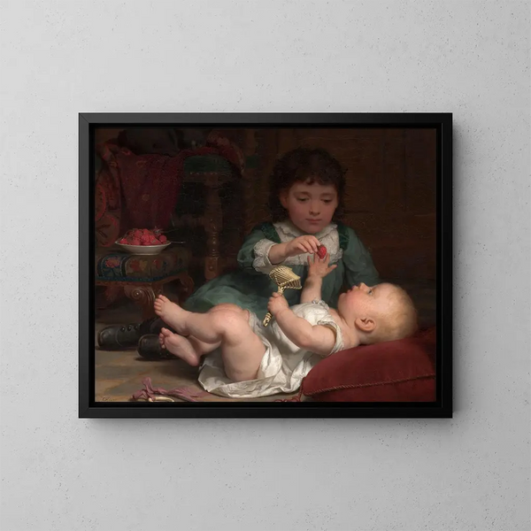 Tentation - Seymour Joseph Guy — oprawiony obraz na ścianie