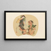 wybranych arcydzieł szkoły Ukiyo-e Pl08 - Shinichi Tajima — oprawiony obraz na ścianie