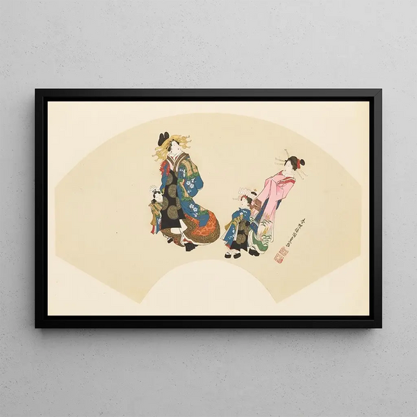 wybranych arcydzieł szkoły Ukiyo-e Pl19 - Shinichi Tajima — oprawiony obraz na ścianie