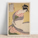 Reprodukcja obrazu Shira-uchikake - Le surcot blanc - Kitagawa Utamaro