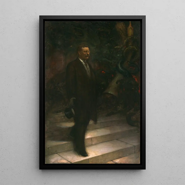 Theodore Roosevelt - Sigismund de Ivanowski — oprawiony obraz na ścianie