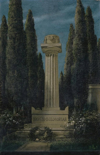 Sigmund Landsinger - Tomb of Arnold Bcklin at the Cemetery Agli Allori.webp