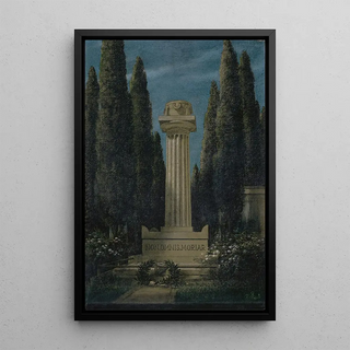 Sigmund Landsinger - Tomb of Arnold Bcklin at the Cemetery Agli Allori.webp