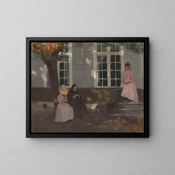 La maison des artistes à Toten - Signe Scheel — oprawiony obraz na ścianie