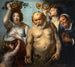 Silène i cztery pory roku - Jacob Jordaens — widok dzieła