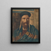 Uczony religijny - Simeon Solomon — oprawiony obraz na ścianie