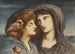 La Nuit regardant son enfant bien-aimé endormi - Simeon Solomon — widok dzieła