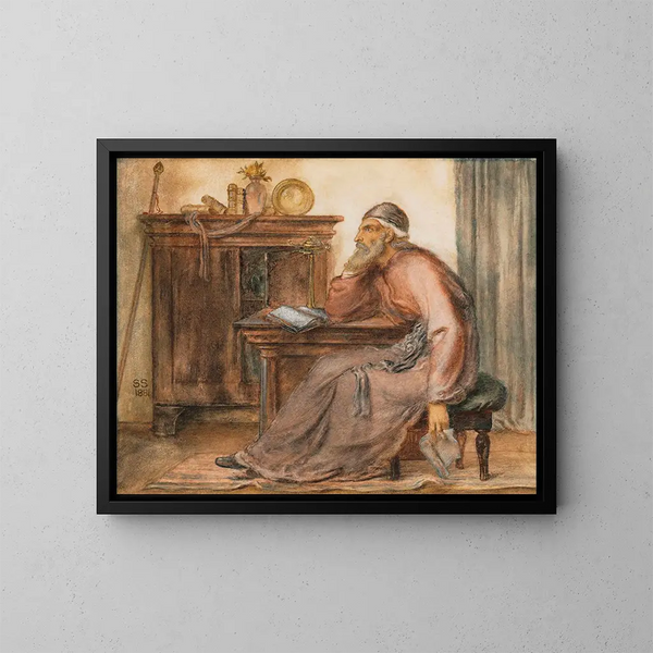 Le Voyant - Simeon Solomon — oprawiony obraz na ścianie
