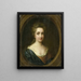 Johanna van Citters 1672-1740 Siostra Anny van Citters - Simon Dubois — oprawiony obraz na ścianie