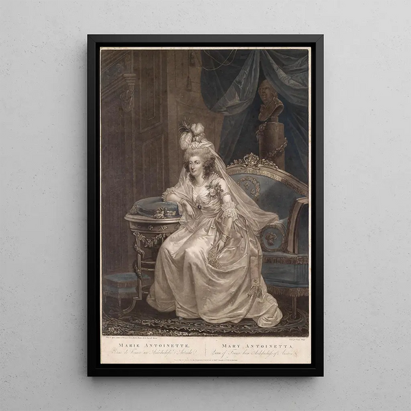Marie-Antoinette - Simon Malgo — oprawiony obraz na ścianie