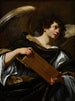 Aniołów z atrybutami Męki Pańskiej, podpis Krzyża - Simon Vouet — widok dzieła