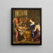 Artemisia budująca mauzoleum - Simon Vouet — oprawiony obraz na ścianie
