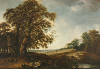 Simon de Vlieger - Sleeping Peasants near Fields Parable of the Weeds.webp