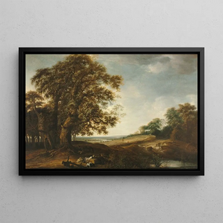 Simon de Vlieger - Sleeping Peasants near Fields Parable of the Weeds.webp