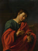 Święty Jan Ewangelista — Simone Cantarini — młody święty ze złotym kielichem