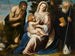 La Vierge et l'Enfant avec les saints Jean-Baptiste et Benoît - Simone Peterzano — widok dzieła