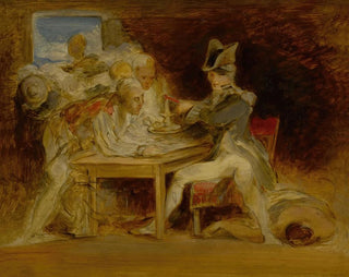 Sir David Wilkie - Nelson sealing the Copenhagen letter.webp