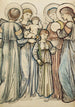 Anioły i dzieci - Sir Edward Coley Burne-Jones — widok dzieła