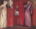 La belle Rosamund et la reine Éléonore - Sir Edward Coley Burne-Jones — widok dzieła