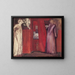 La belle Rosamund et la reine Éléonore - Sir Edward Coley Burne-Jones — oprawiony obraz na ścianie