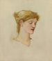 Tête de femme - Sir Edward Coley Burne-Jones — widok dzieła