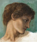 Tête d'un jeune homme - Sir Edward Coley Burne-Jones — widok dzieła