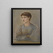 Portret Margaret, córki artysty - Sir Edward Coley Burne-Jones — oprawiony obraz na ścianie