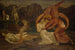 Psyché otrzymująca pudełko Prozerpiny - Sir Edward Coley Burne-Jones — widok dzieła