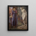 Pygmalion i obraz, Ręka powstrzymuje się - Sir Edward Coley Burne - Jones — oprawiony obraz na ścianie