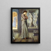 Pygmalion i obraz, Serce pragnie - Sir Edward Coley Burne - Jones — oprawiony obraz na ścianie