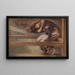 La Série de la Rose Églantine Étude pour La Cour du Jardin - Sir Edward Coley Burne-Jones — oprawiony obraz na ścianie