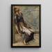 La Série de la Rose Épineuse, étude pour La Cour du Jardin III - Sir Edward Coley Burne-Jones — oprawiony obraz na ścianie