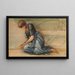 La série La Rose Églantine, étude pour La Cour du Jardin IV - Sir Edward Coley Burne-Jones — oprawiony obraz na ścianie