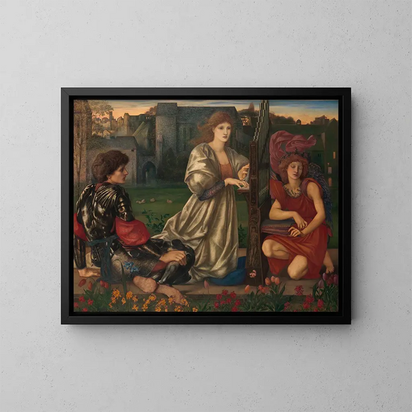 La Chanson d'amour - Sir Edward Coley Burne-Jones — oprawiony obraz na ścianie