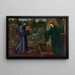 Pielgrzym przy drzwiach bezczynności - Sir Edward Coley Burne-Jones — oprawiony obraz na ścianie