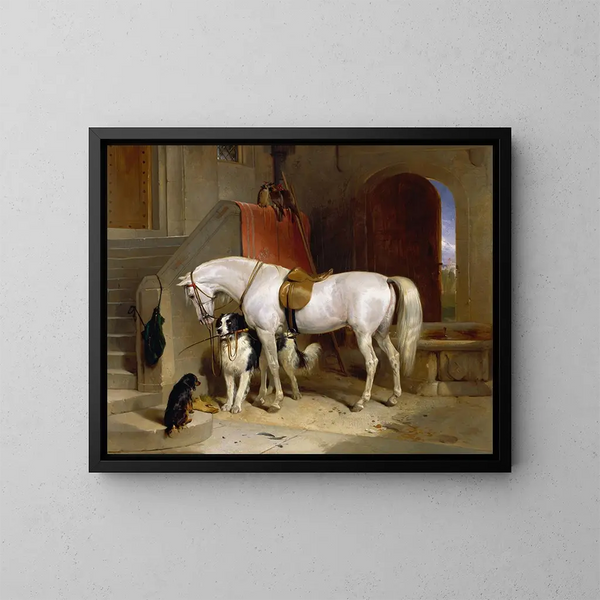 Les favoris de S.A.R. le Prince George de Cambridge - Sir Edwin Henry Landseer — oprawiony obraz na ścianie