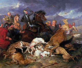 Sir Edwin Henry Landseer - The Hunting Of Chevy Chase.webp