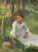 Midi na polu siana - Sir George Clausen — widok dzieła