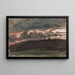 Coucher de soleil orageux Legh Park Wiltshire - Sir George Hayter — oprawiony obraz na ścianie
